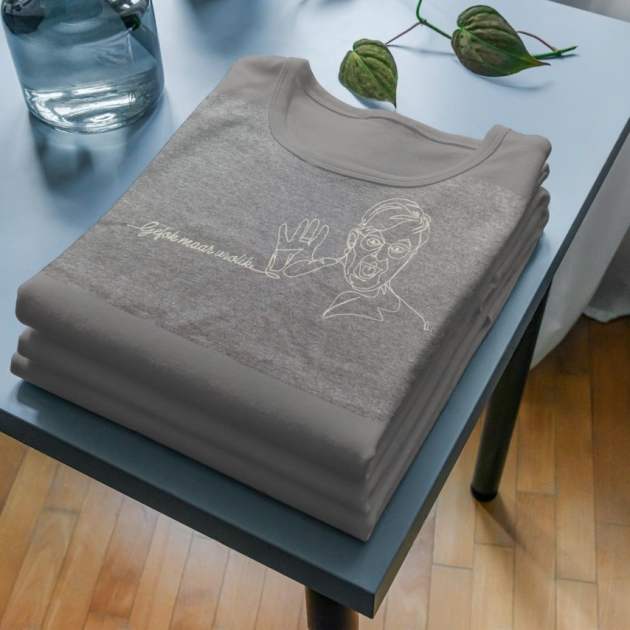 Casper de Vries Gray "Laat Daar Lag Wees" T-Shirt